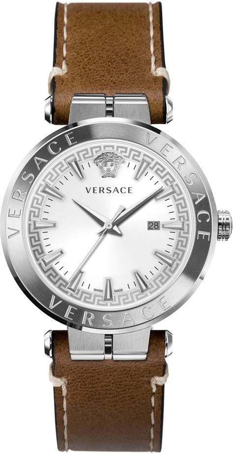 versace uhr herren lederarmband|Versace herren umgebung.